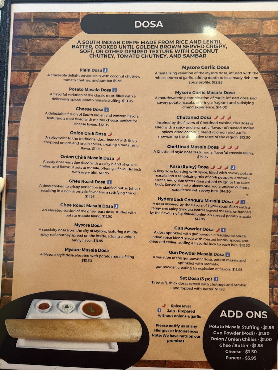 Dosa Den Menu - Image 2