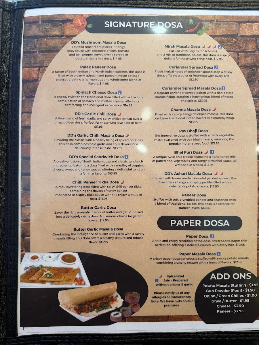 Dosa Den Menu - Image 3